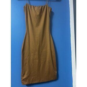 Windsor Womens Camel Brown Bodycon Dress, BODYCON, BODY TIGHT, XS